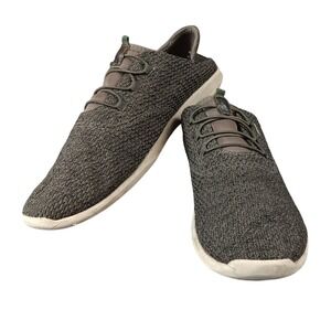 Olukai Alapa Li Men's Slip On Shoes Dark Gray Textile Leather Size‎ M10